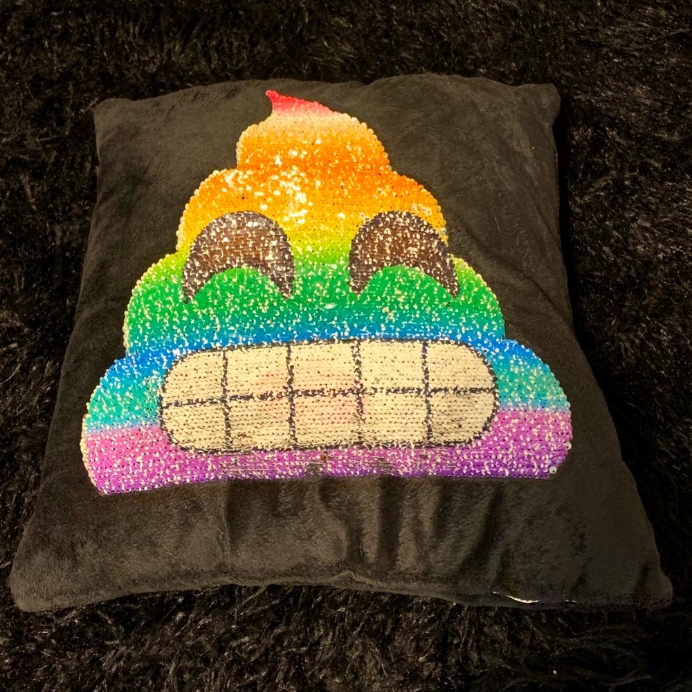 Poop Emoji Pillow